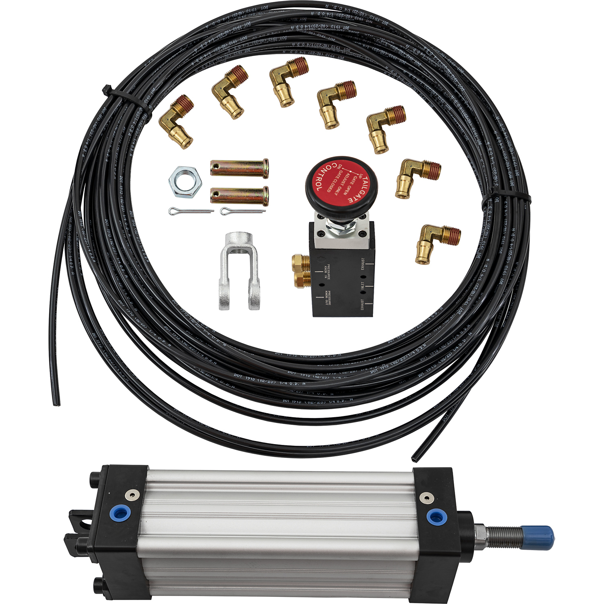 Buyers Products Tie Rod Style Cylinder Kit-Clevis Mount-0.75 Rod 6 Inch Stroke-with BAV020 Valve Model # TGC25006VSPK